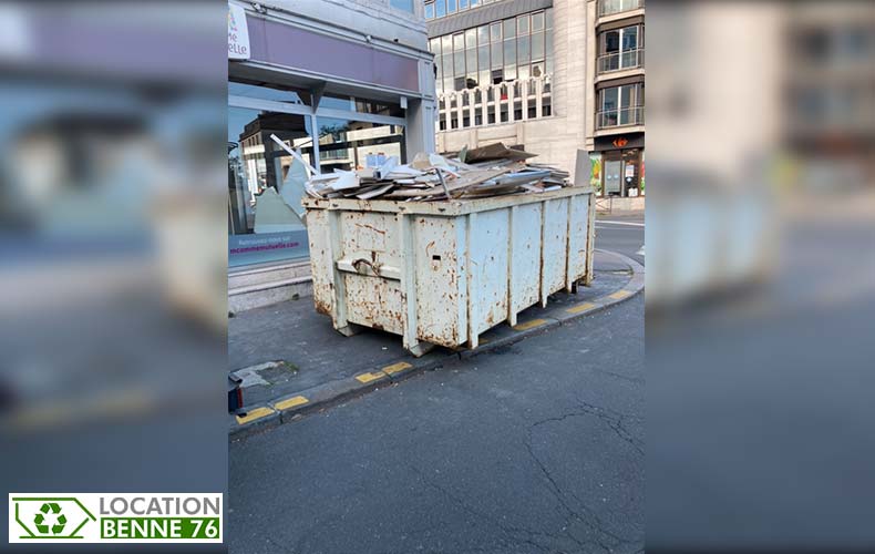 location benne rouen 76