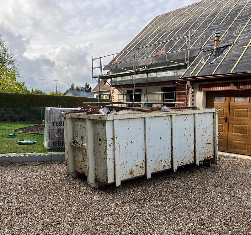location benne 8m2 rouen 76