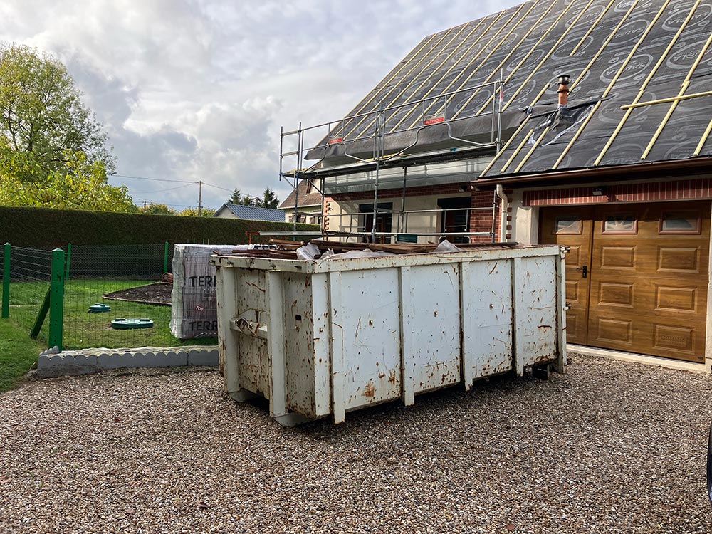 location benne 8m2 rouen 76