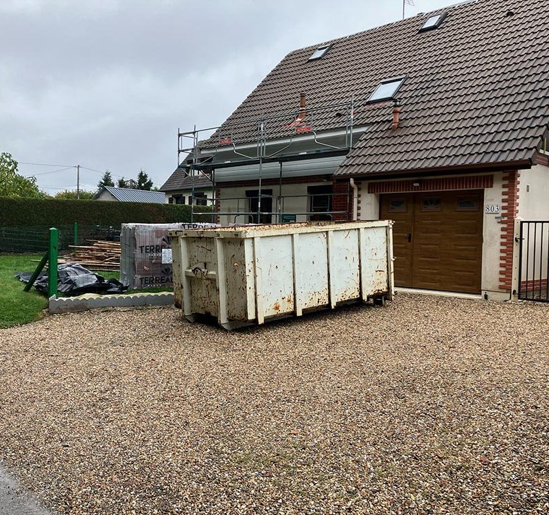 location benne 8m2 tout venant